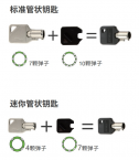转舌锁的钥匙类型有哪些？
